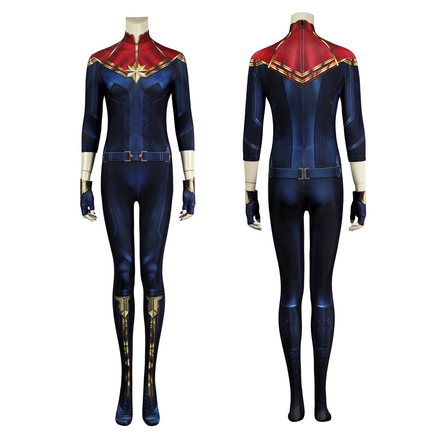 The Marvels Captain Marvel Carol Danvers Female Jumpsuit Costumes