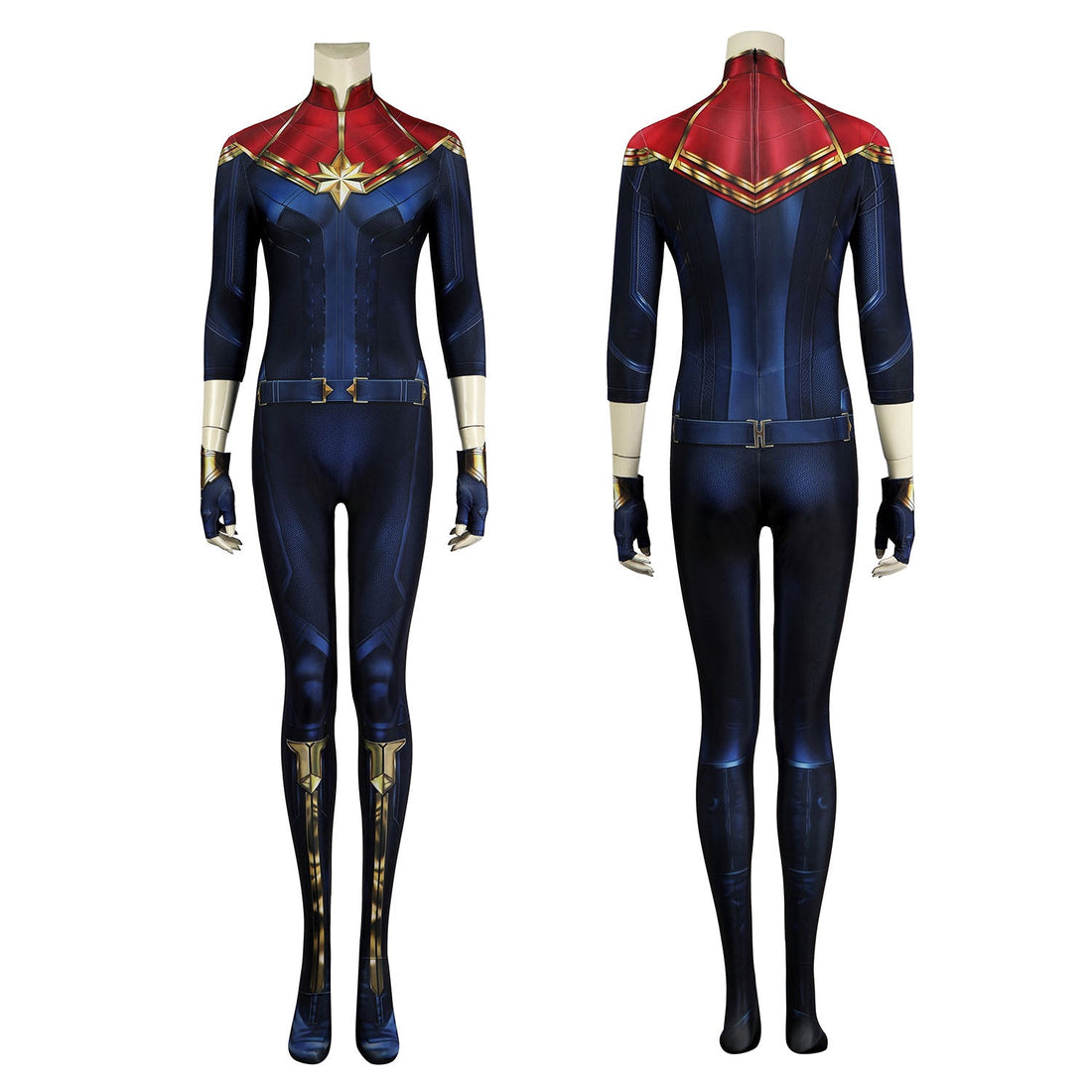 The Marvels Captain Marvel Carol Danvers Female Jumpsuit Costumes