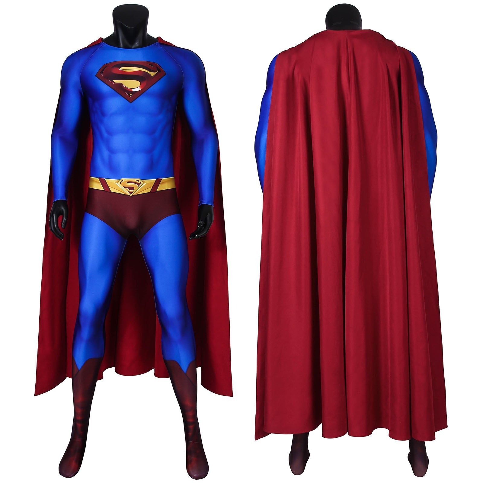 Superman Returns Superman Clark Kent Jumpsuit Cosplay Costumes