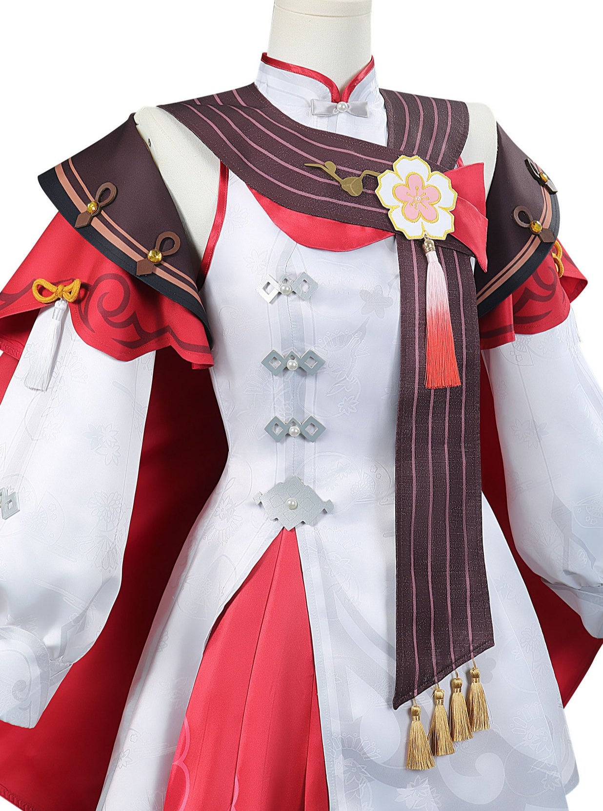 Genshin Impact Lantern Rite Hu Tao Crimson Snow Cosplay Costumes