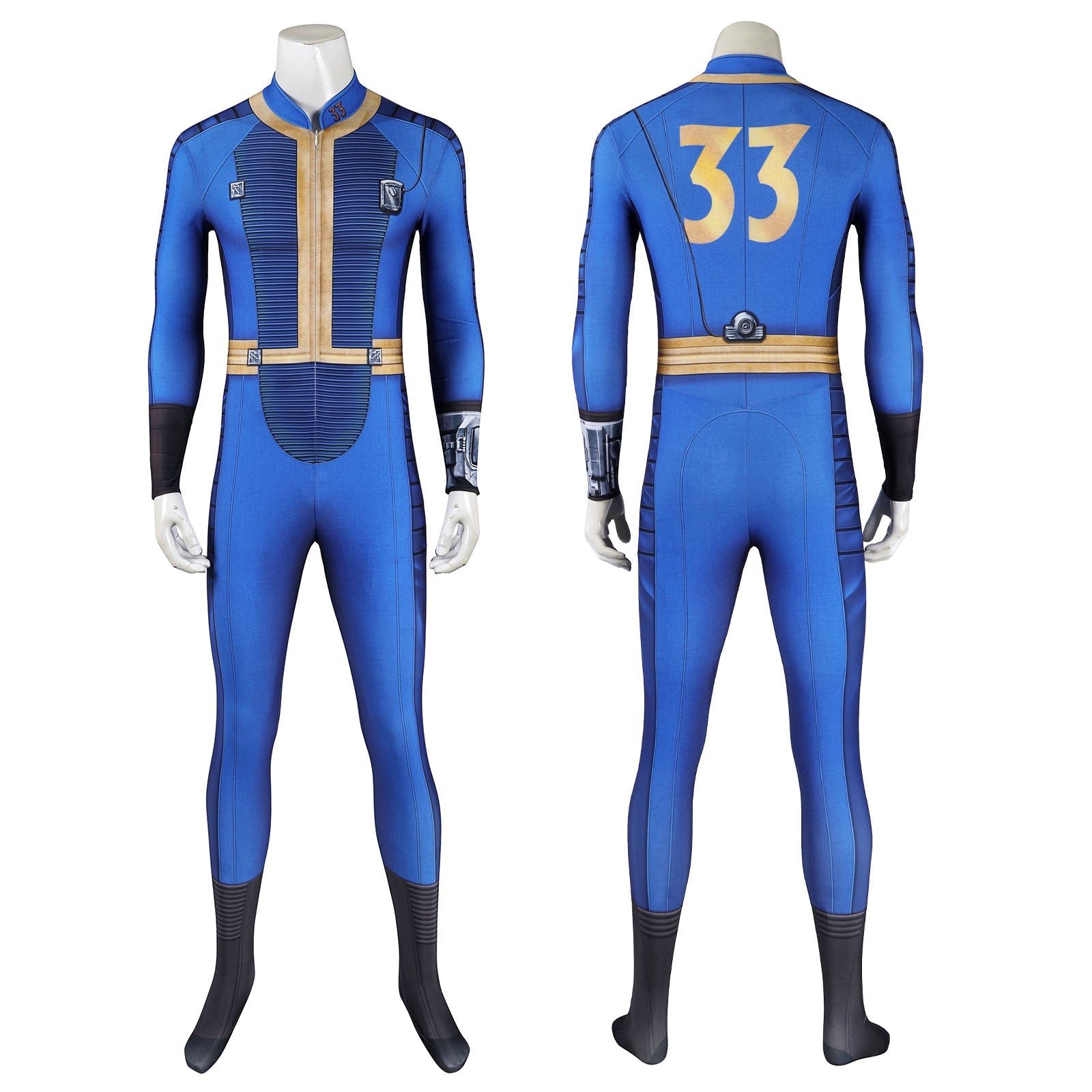Fallout Vault Season 1 No. 33 Lucy Male Sheltersuit Jumpsuit Cosplay Costumes