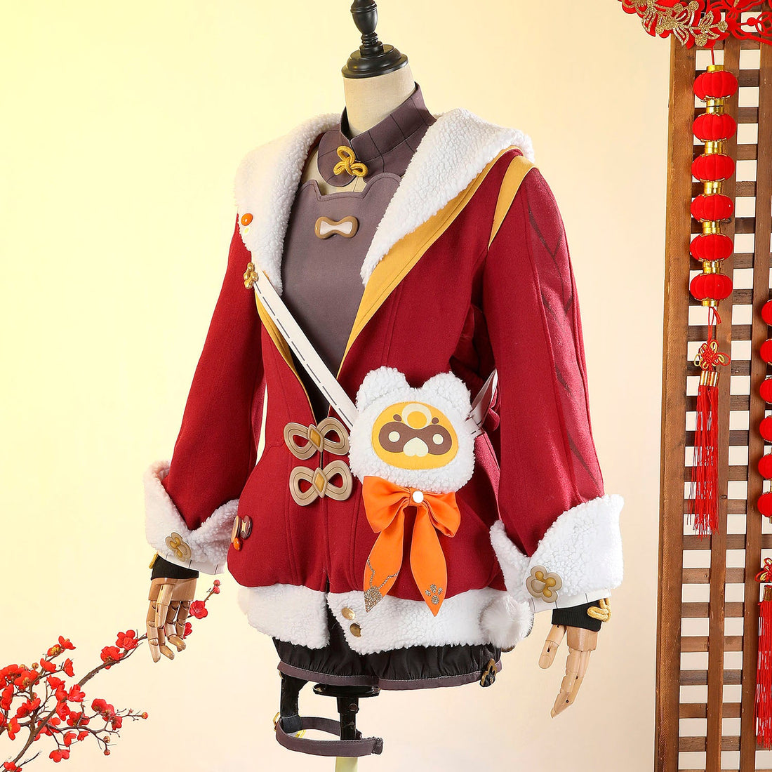 Game Genshin Impact Xiangling Lantern Rite Suit Cosplay Costumes