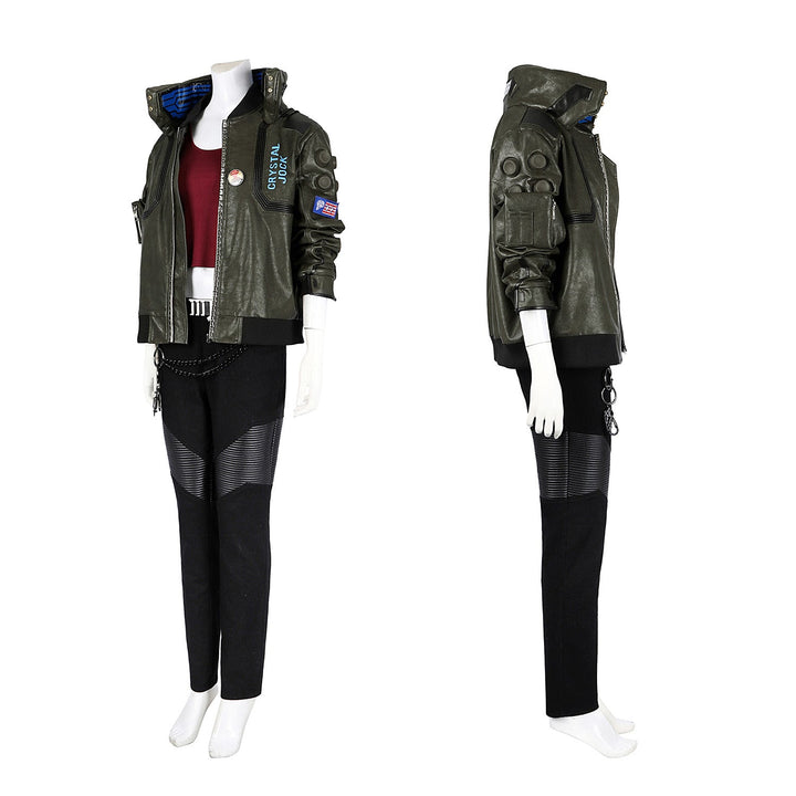 Cyberpunk 2077 V  Top Level Full Set Female Cosplay Costumes