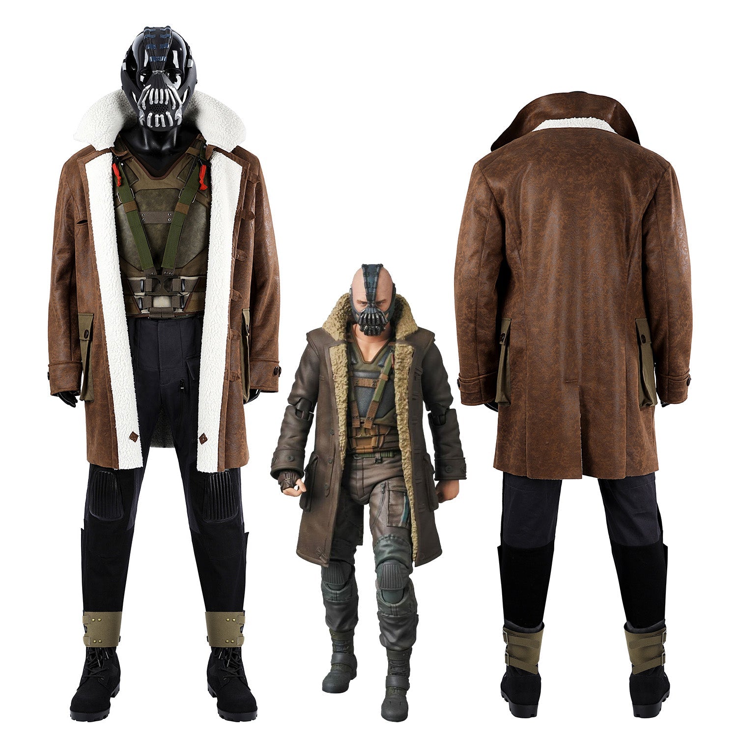 Batman The Dark Knight Rises Bane Full Set Top Level Cosplay Costumes