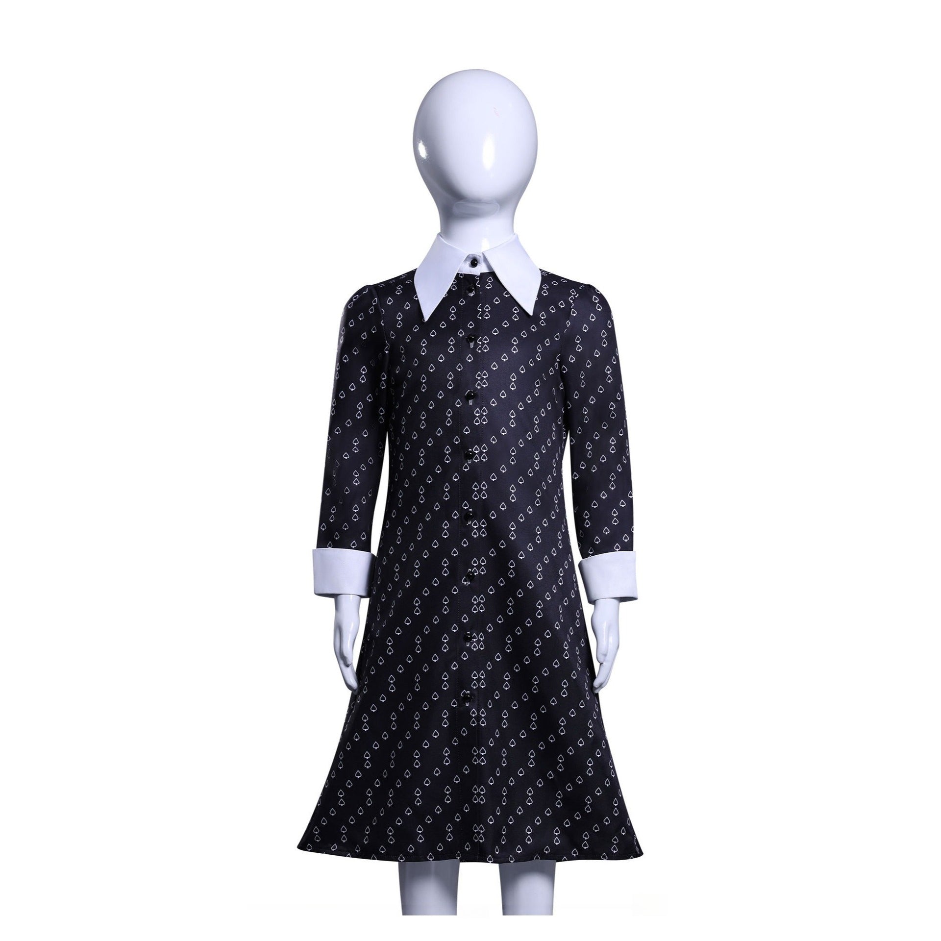 Wednesday 2 Addams Adult and Kids Black Dress Cosplay Costumes