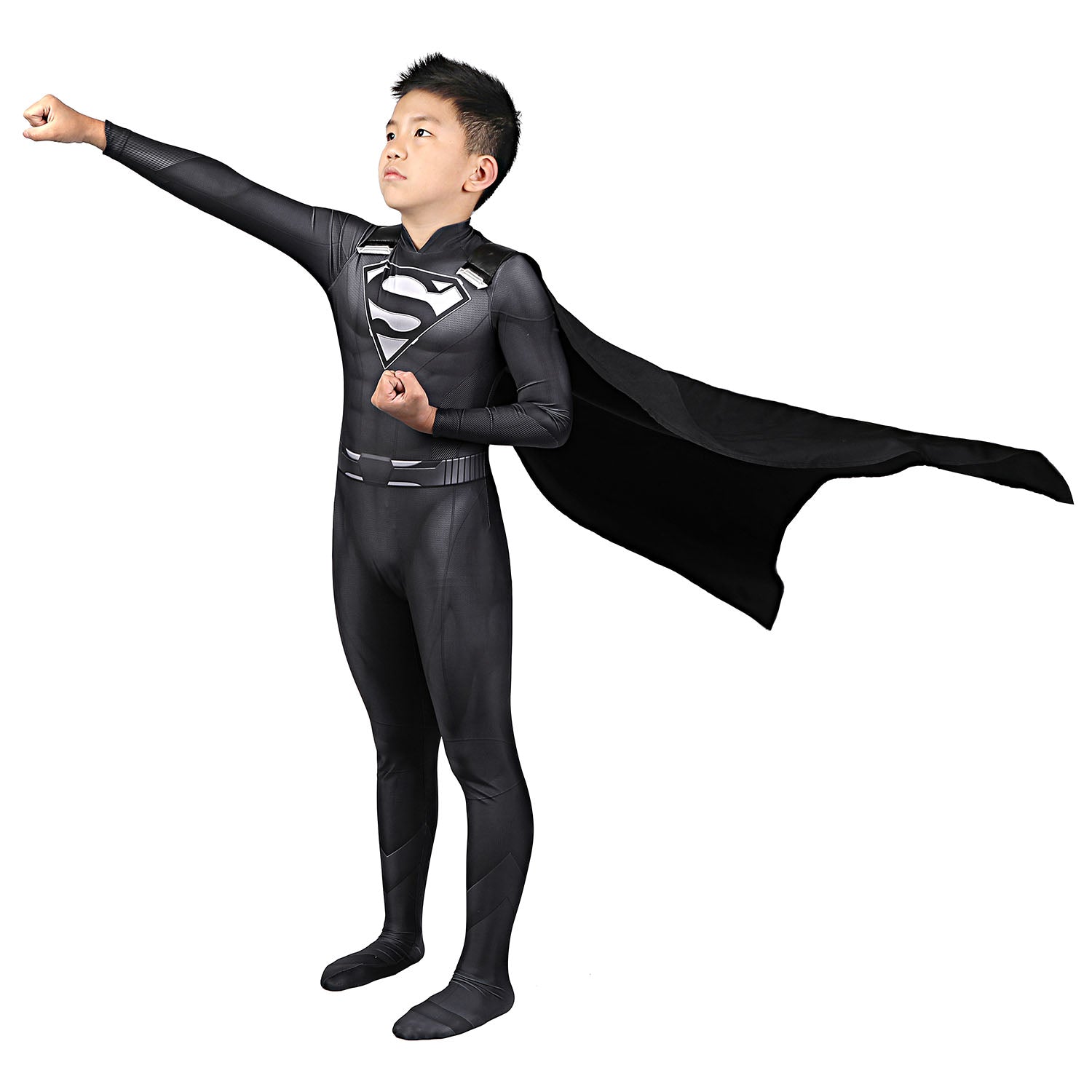 Superman Crisis on Infinite Earths Clark Kent Kids Jumpsuit Cosplay Costumes