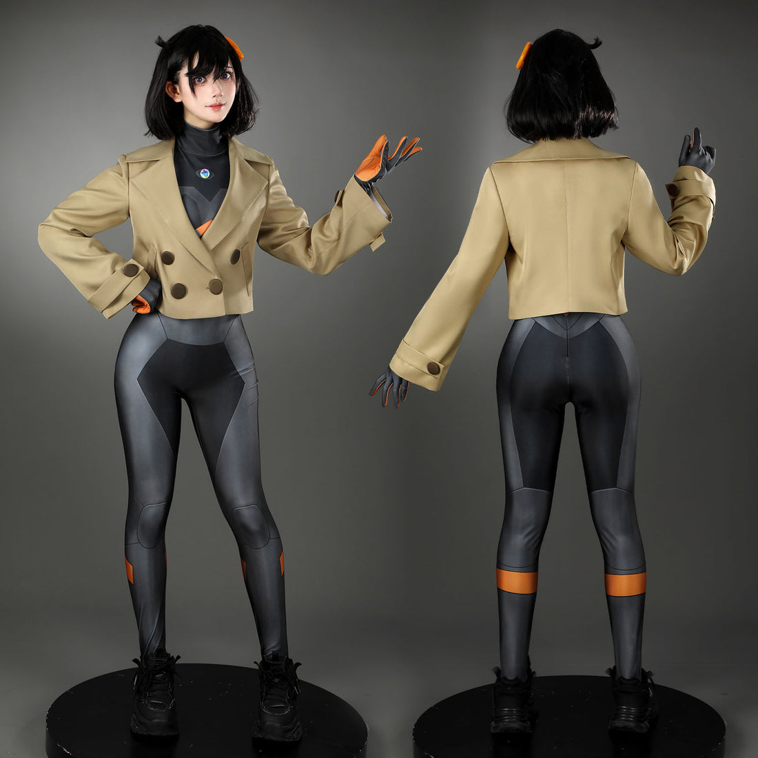Pocket Game Z-A Emma Coat Jumpsuit Female Cosplay Costumes