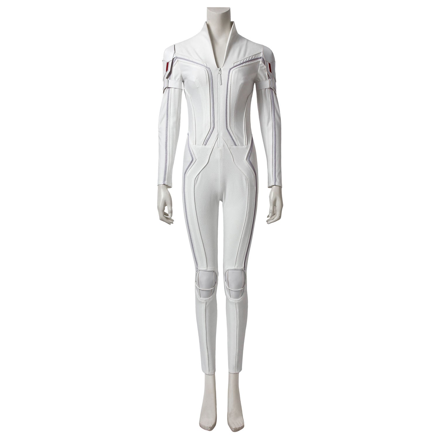 Black Widow Natasha Romanoff White Suit Female Cosplay Costumes