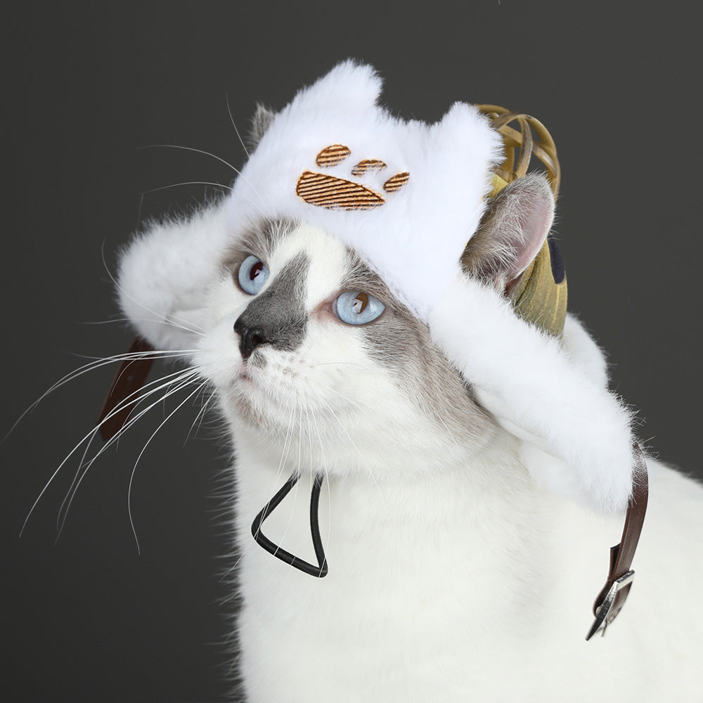 Monster Hunter Wilds Palico Cat Hat Pet Costumes