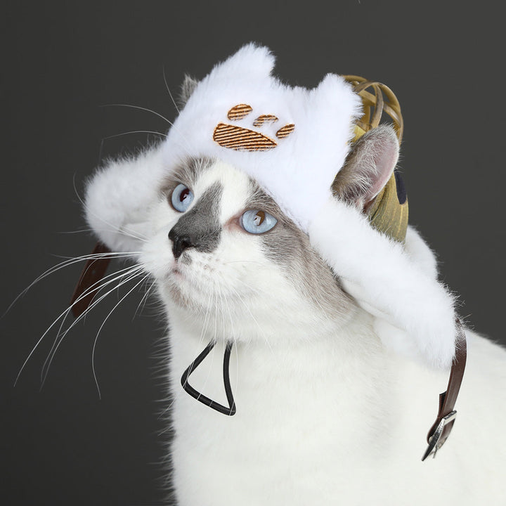 Monster Hunter Wilds Palico Cat Hat Pet Costumes