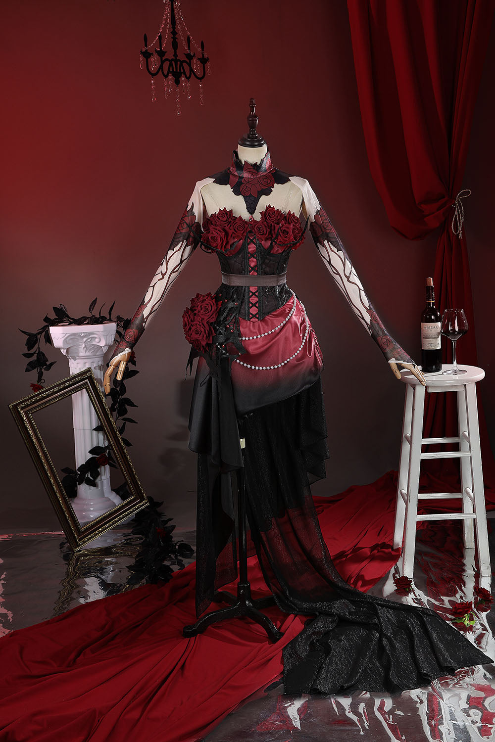 Identity V Bloody Queen Mary Full Set Cosplay Costumes