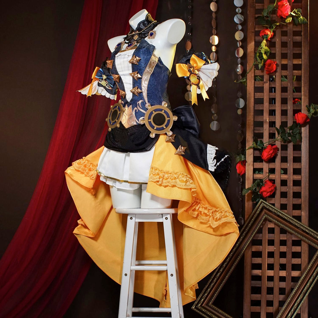 Game Genshin Impact Navia Full Set Top Level Cosplay Costumes