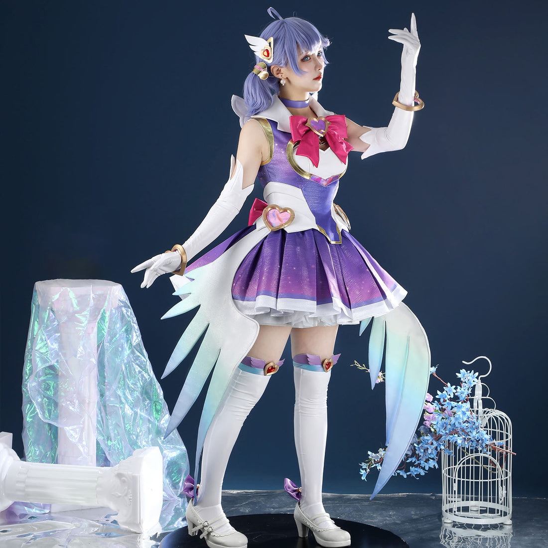 Overwatch 2 Magical Girl Kiriko Dress Full Set Cosplay Costumes