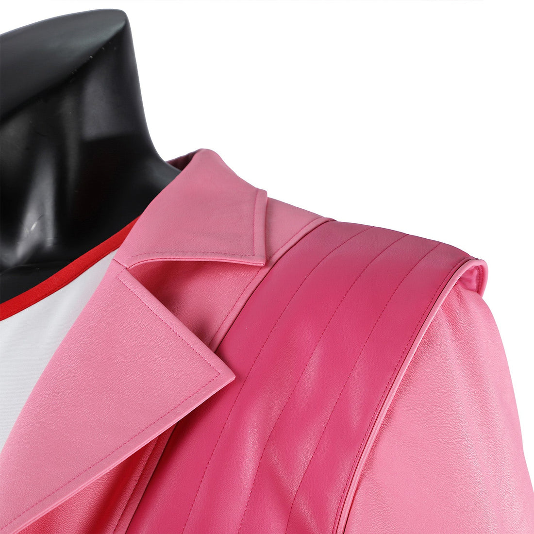 Minecraft Trash Man Garrett Pink Leather Jacket Cosplay Costumes