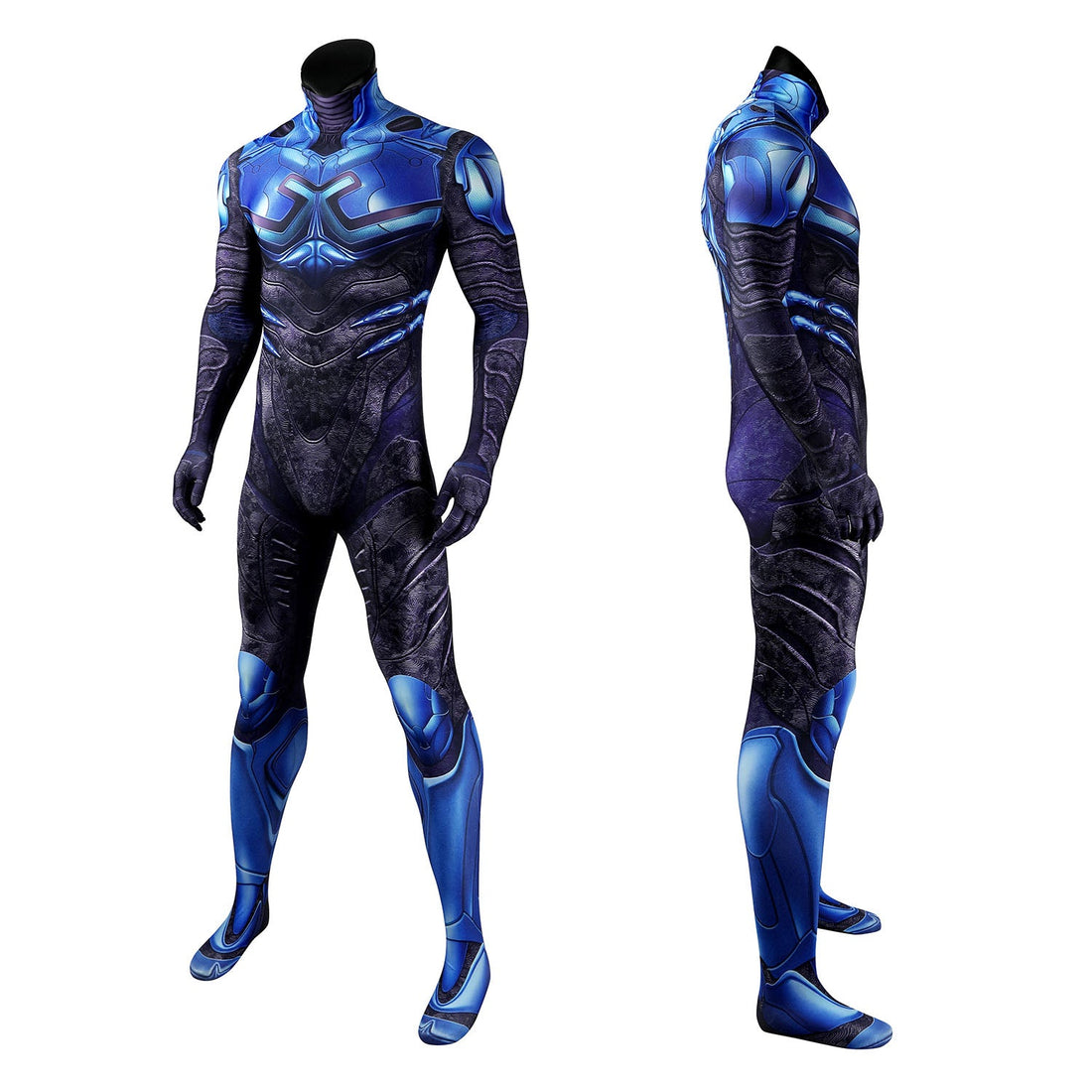 Blue Beetle Jaime Reyes Male Jumpsuit with Headgear Costumes