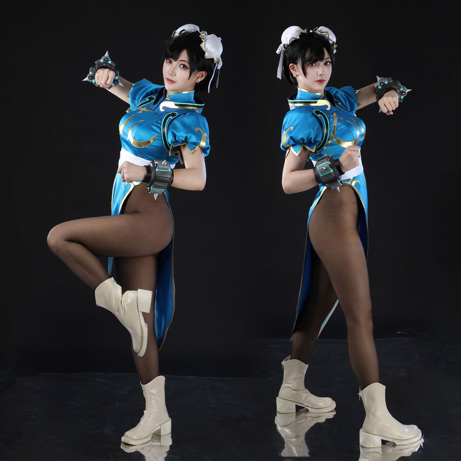 Overwatch 2 Juno X Street Fighter 6 Chun Li Cosplay Costumes