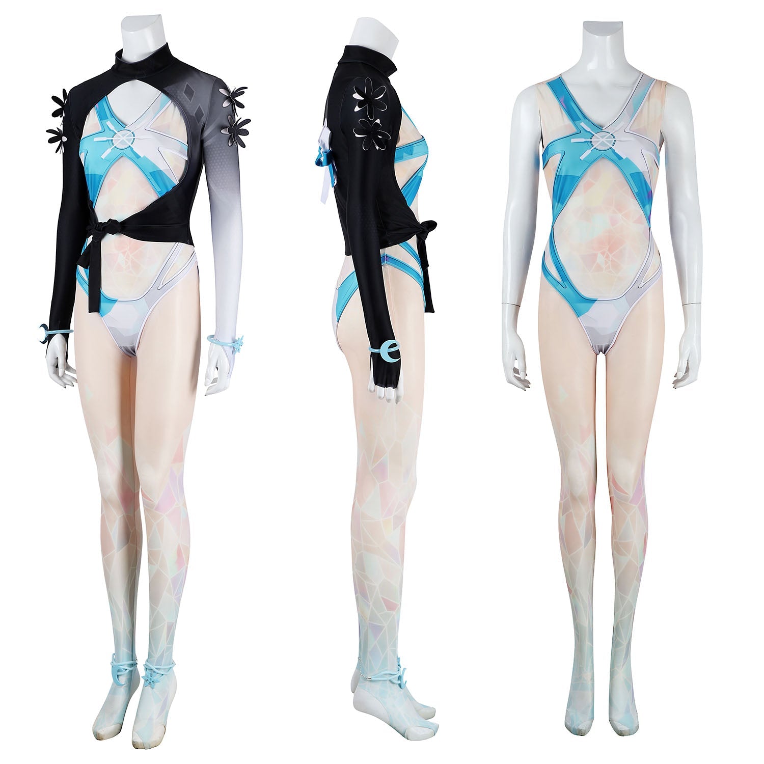 Marvel Rivals Luna Snow Swimsuit Top Full Cosplay Costumes