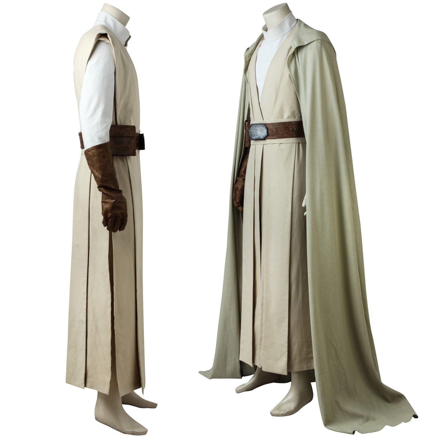 Star Wars 8 The Last Jedi Luke Skywalker Fullset Cosplay Costumes