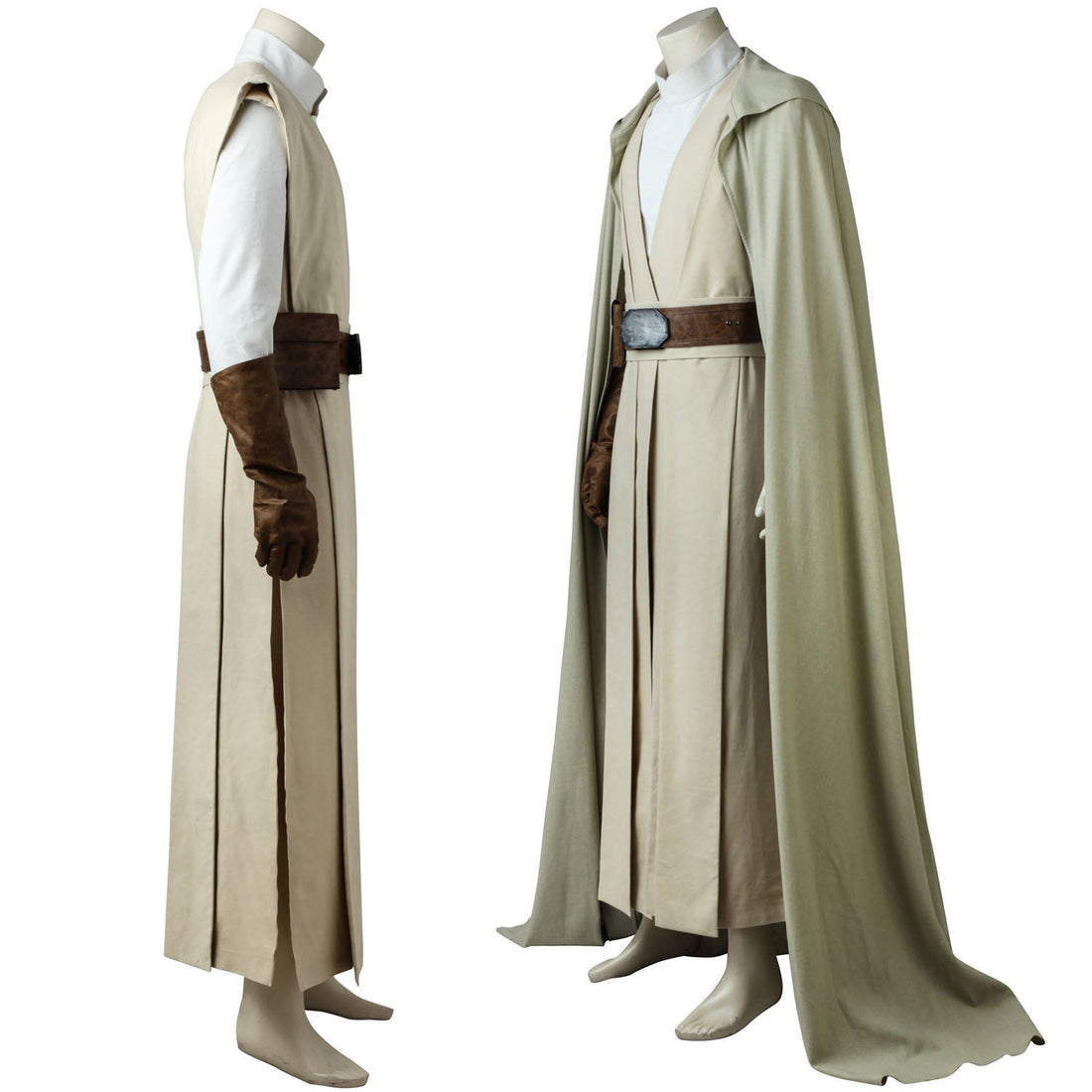 Star Wars 8 The Last Jedi Luke Skywalker Fullset Cosplay Costumes