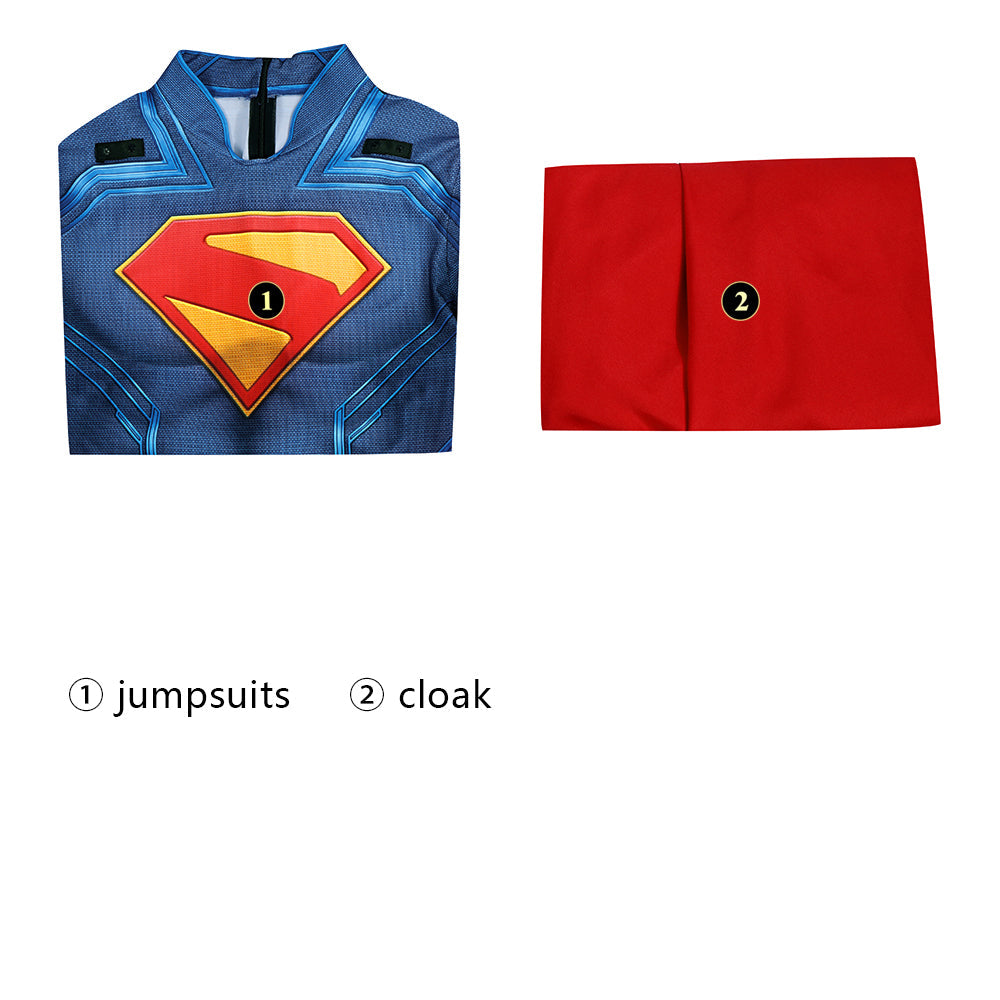 Superman Legacy Clark Kent Male Jumpsuit Cosplay Costumes