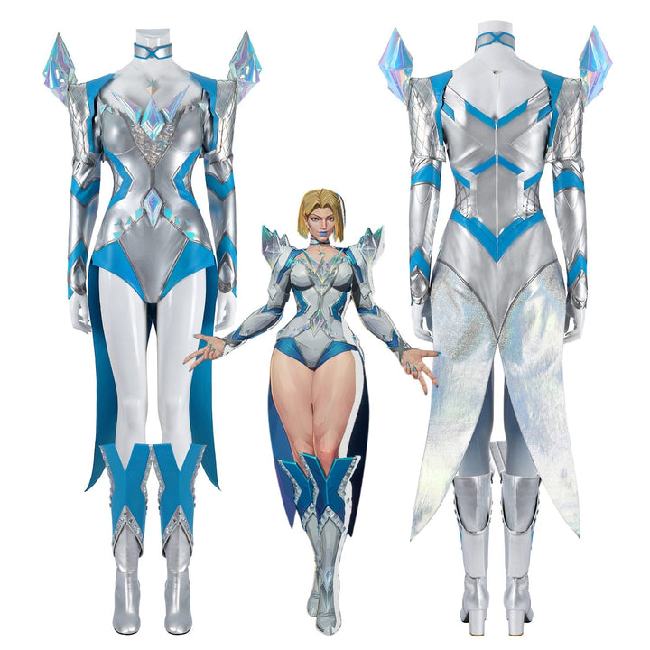 Marvel Rivals White Queen EMMA Full Set Female Cosplay Costumes