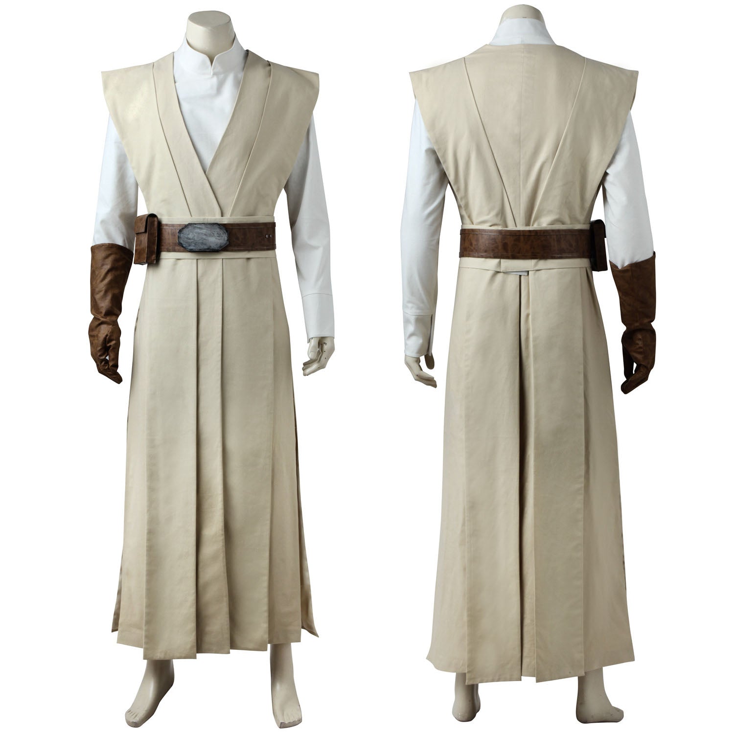 Star Wars 8 The Last Jedi Luke Skywalker Fullset Cosplay Costumes