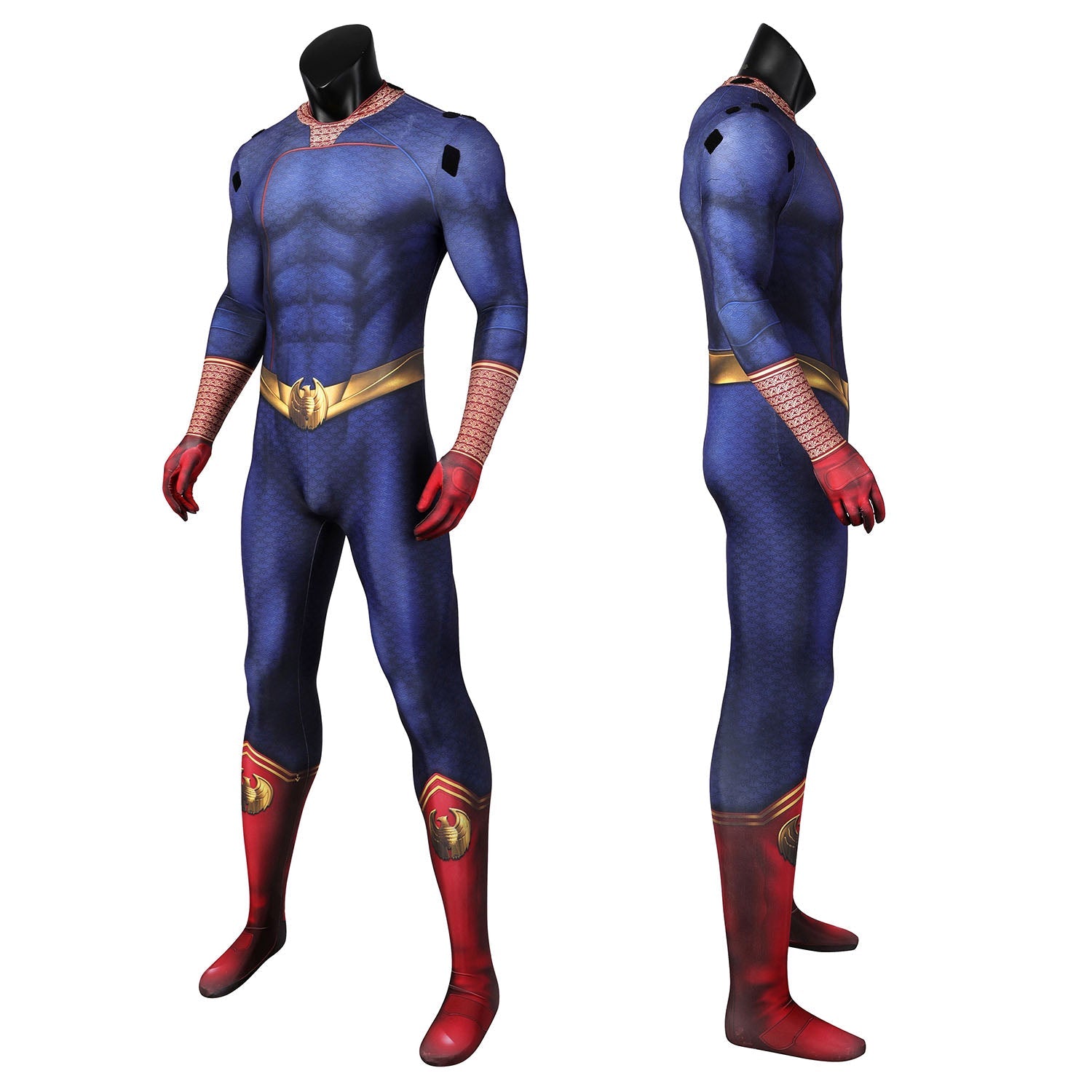 The Boys Season 3 Homelander Male Jumpsuit with Cloak Costumes
