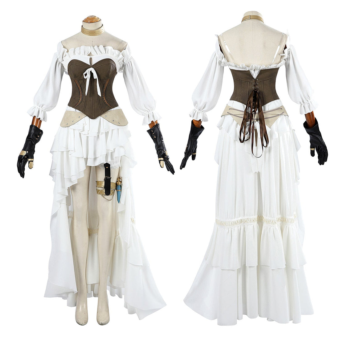 FINAL FANTASY XIV A Realm Reborn Ishgard Female Full Set Cosplay Costumes