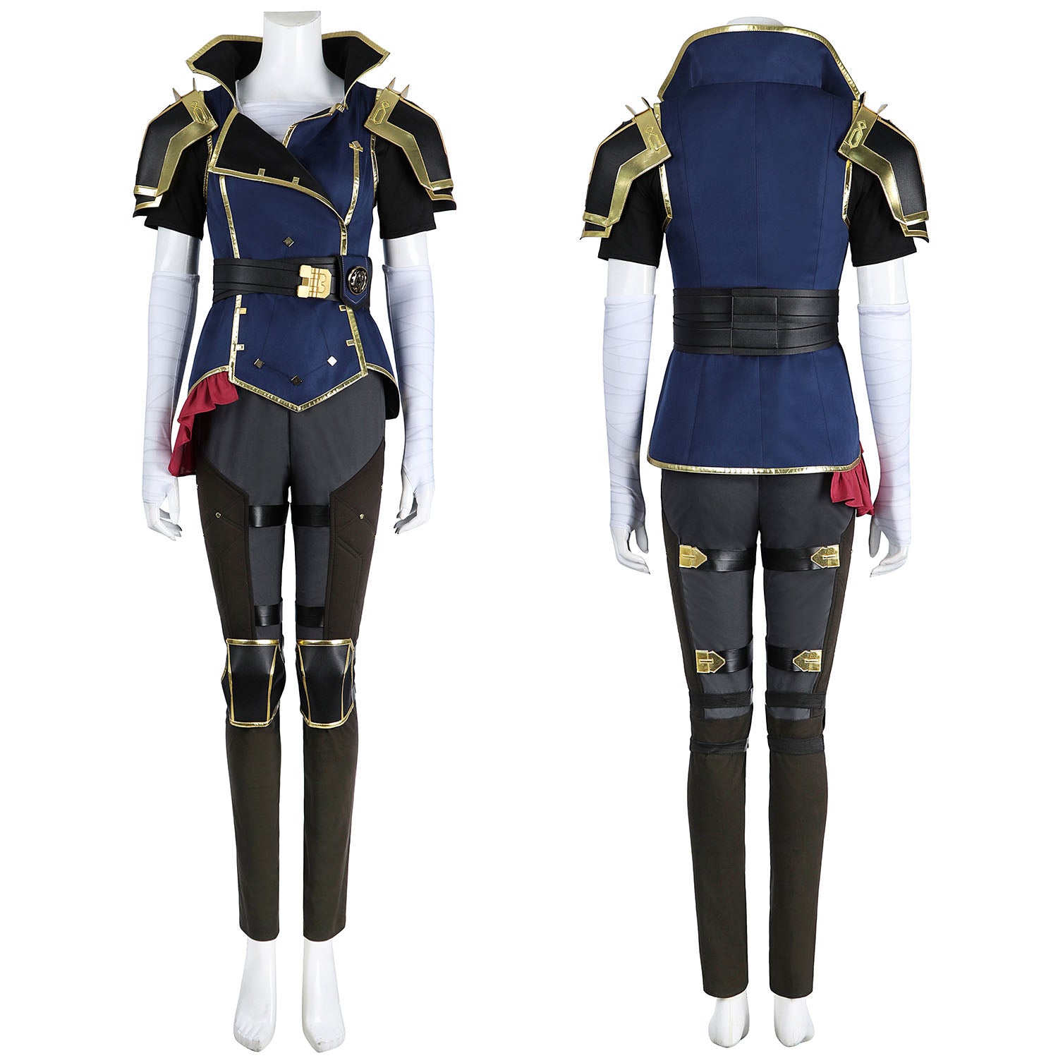 LOL Arcane 2 VI Female Top Level Cosplay Costumes