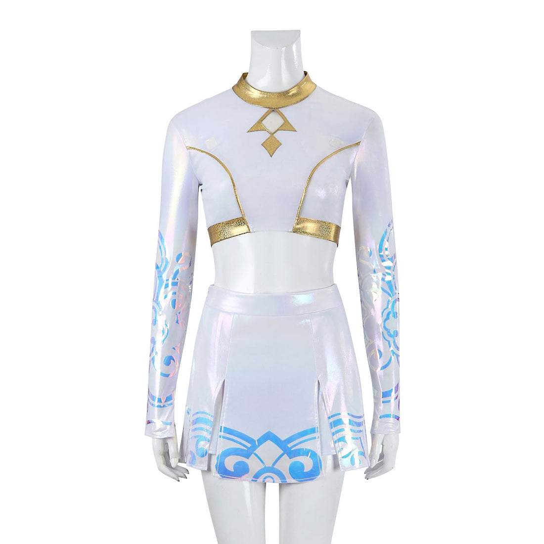 KPop Demon Hunters Zoey White Stage Outfit Cosplay Costumes