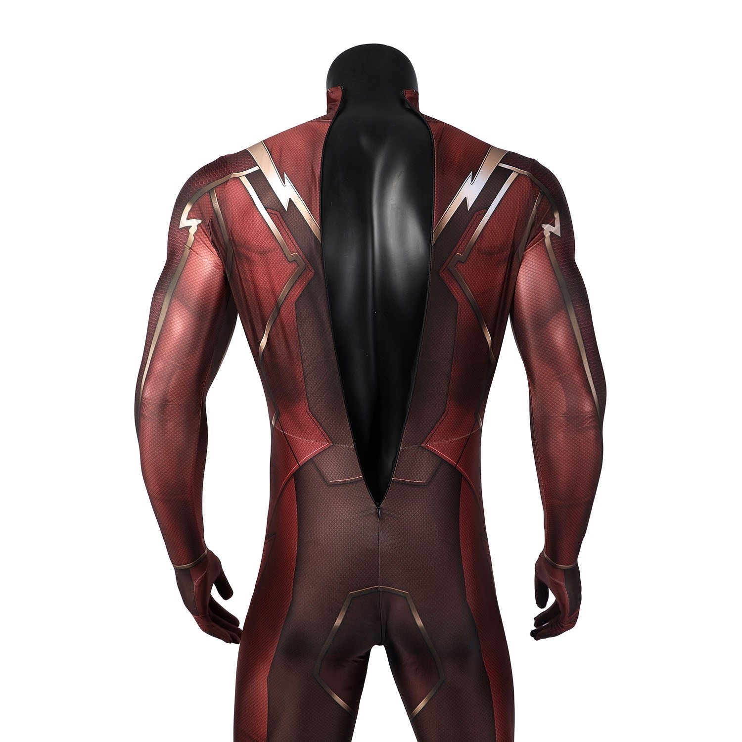 Injustice 2 The Flash Male Jumpsuit with Mask Cosplay Costumes