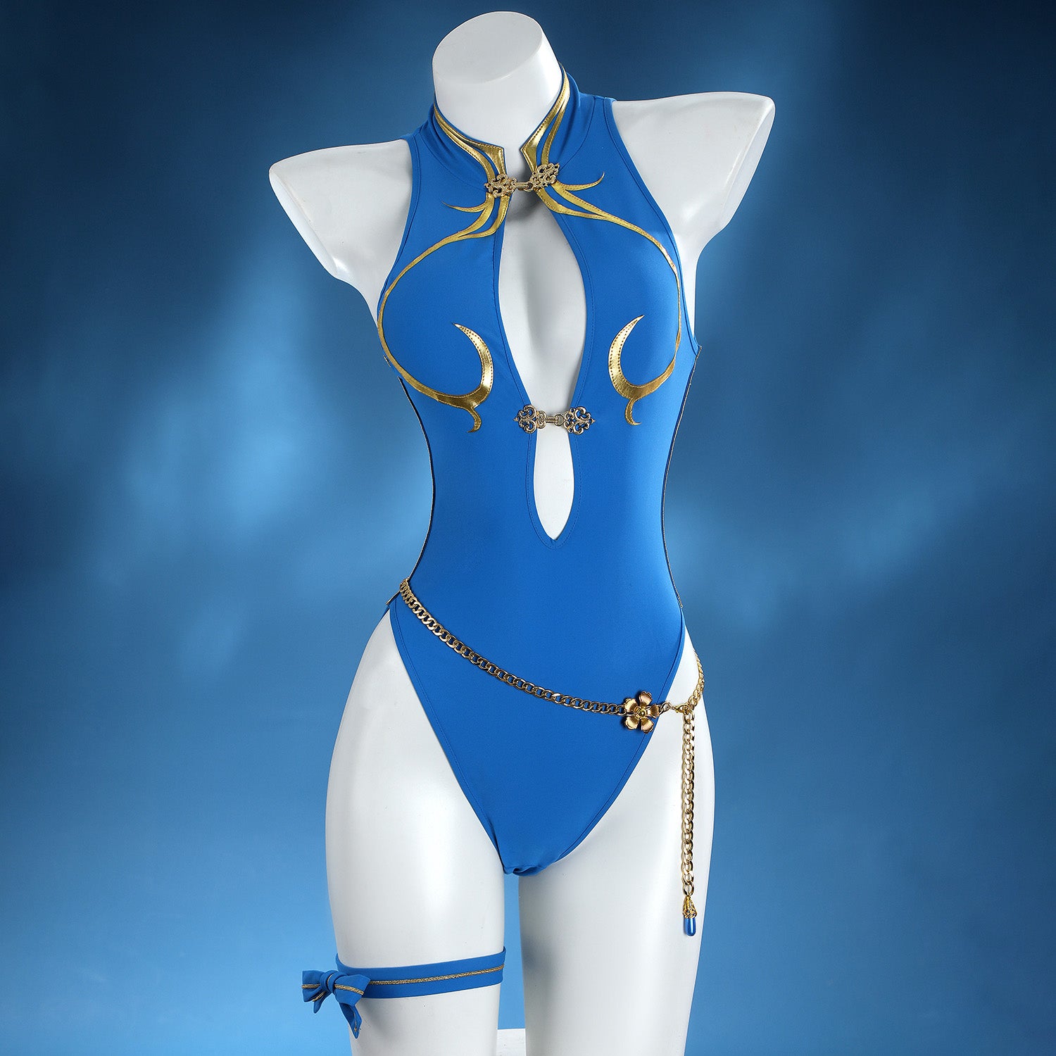 Game Street Fighter 6 Chun Li Woman Swimsuit Cosplay Costumes