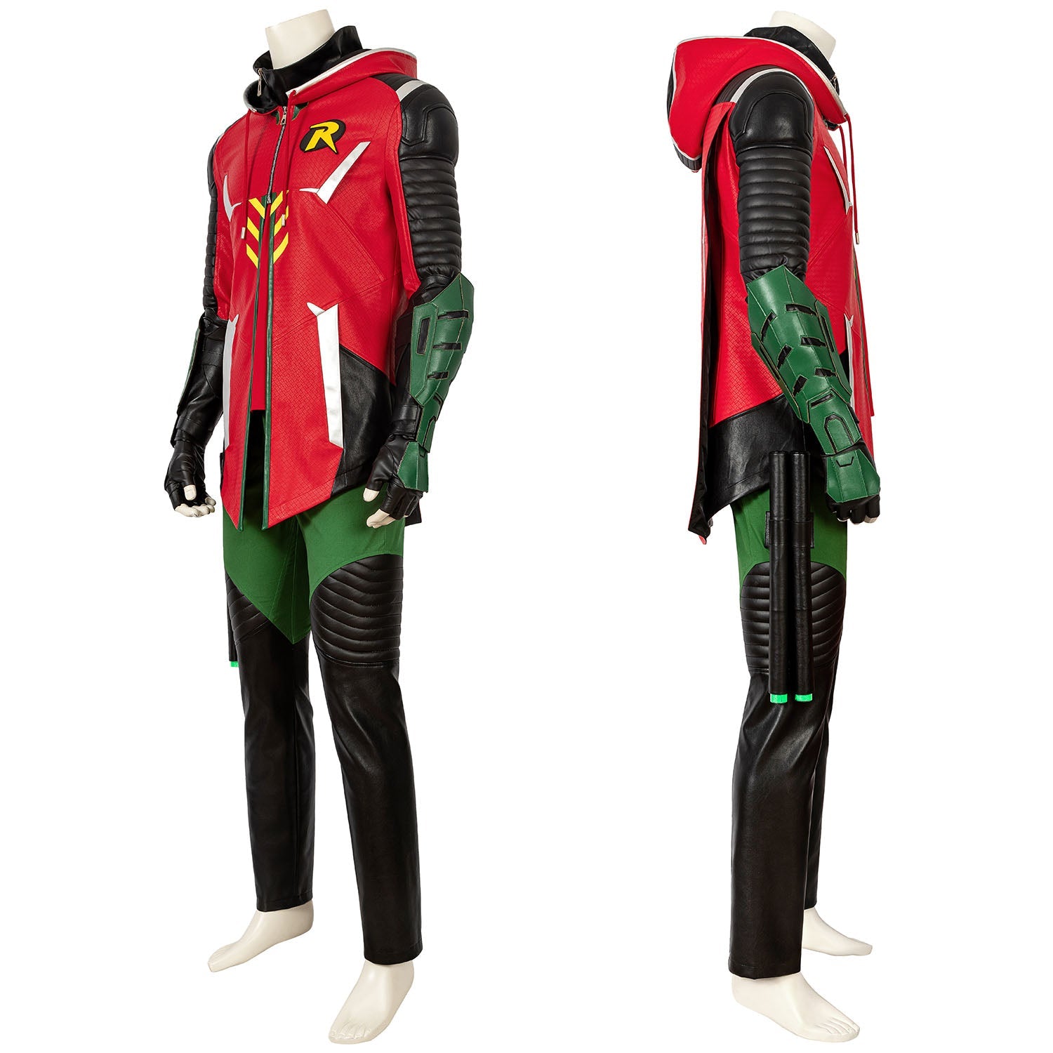 Batman Gotham Knights Robin Battle Suit Top Cosplay Costumes