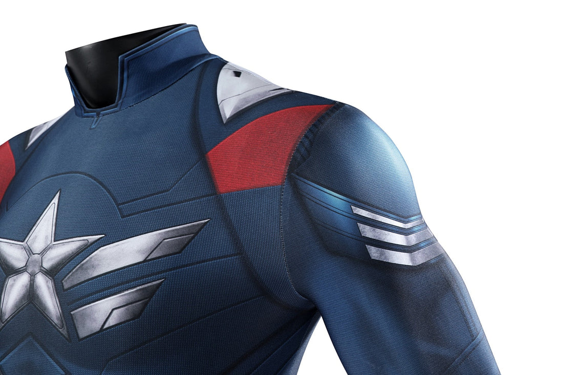 Captain America Brave New World Male Jumpsuit Cosplay Costumes