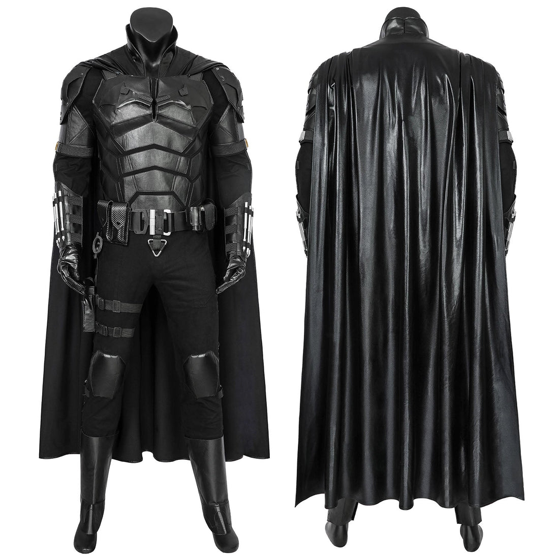 The Batman 2022 Movie Bruce Wayne Robert Pattinson Male Top Costumes