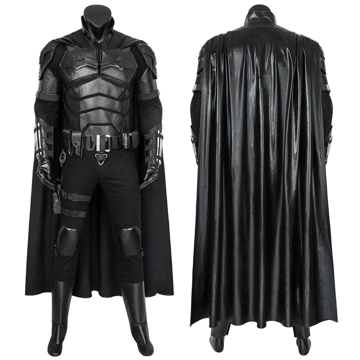 The Batman 2022 Movie Bruce Wayne Robert Pattinson Male Top Costumes