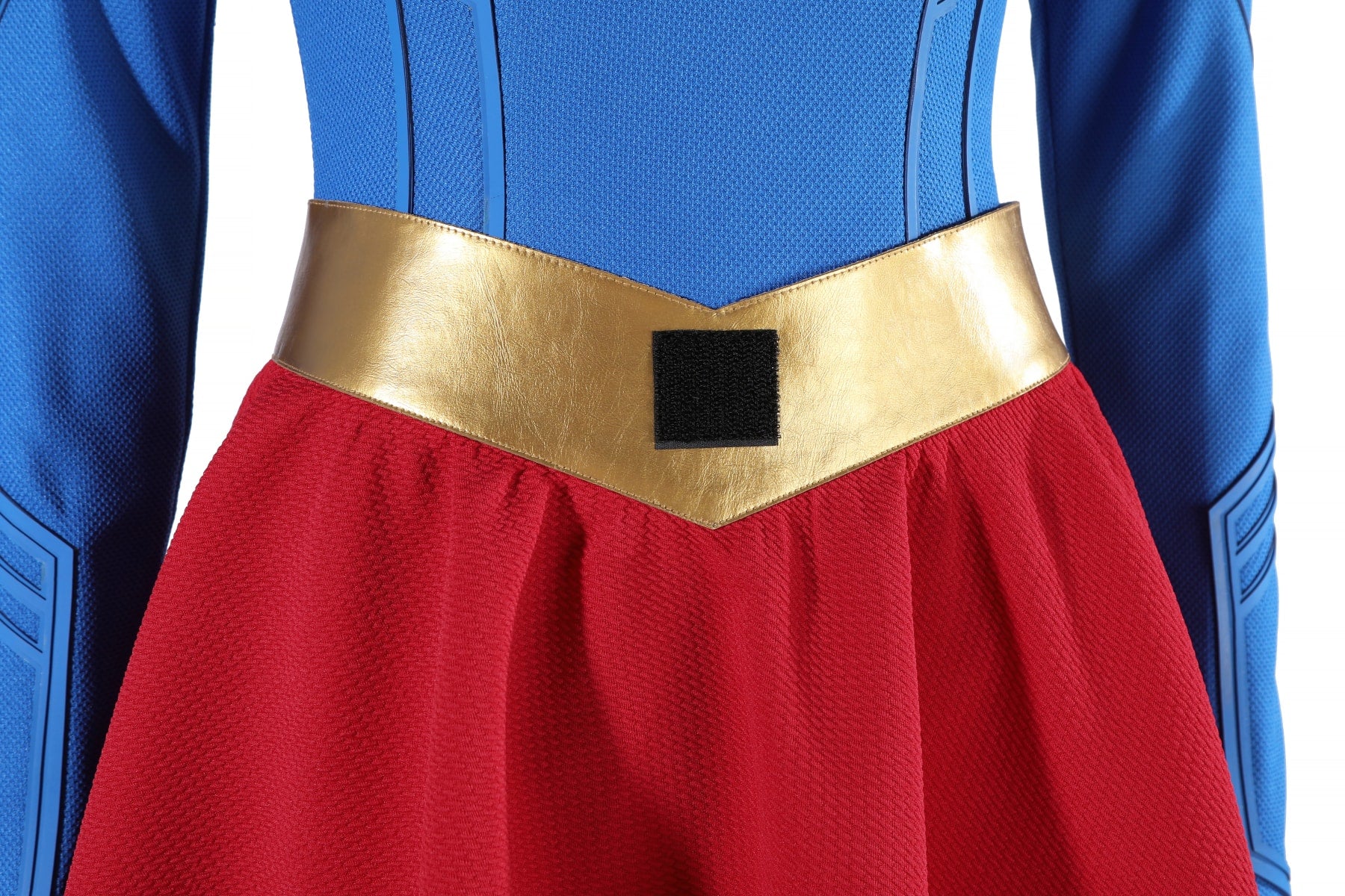 Comics Superhero Supergirl Superwoman Fullset with Coat Cosplay Costumes