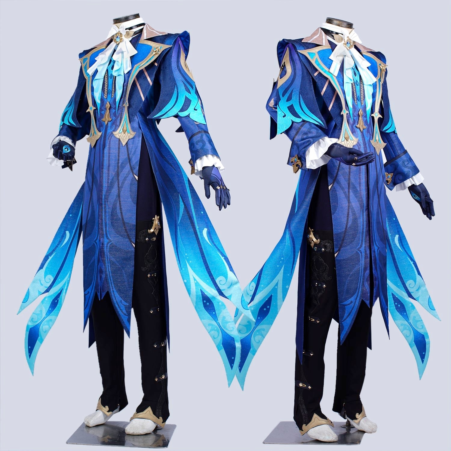 Game Genshin Impact Neuvillette Full Set Top Level Cosplay Costumes