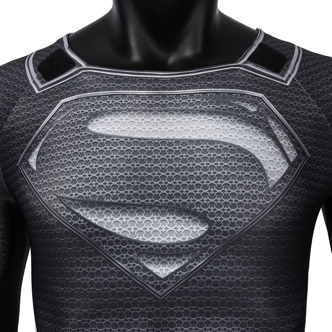 Justice League Clark Kent Superman Male Black Jumpsuit Cosplay Costumes