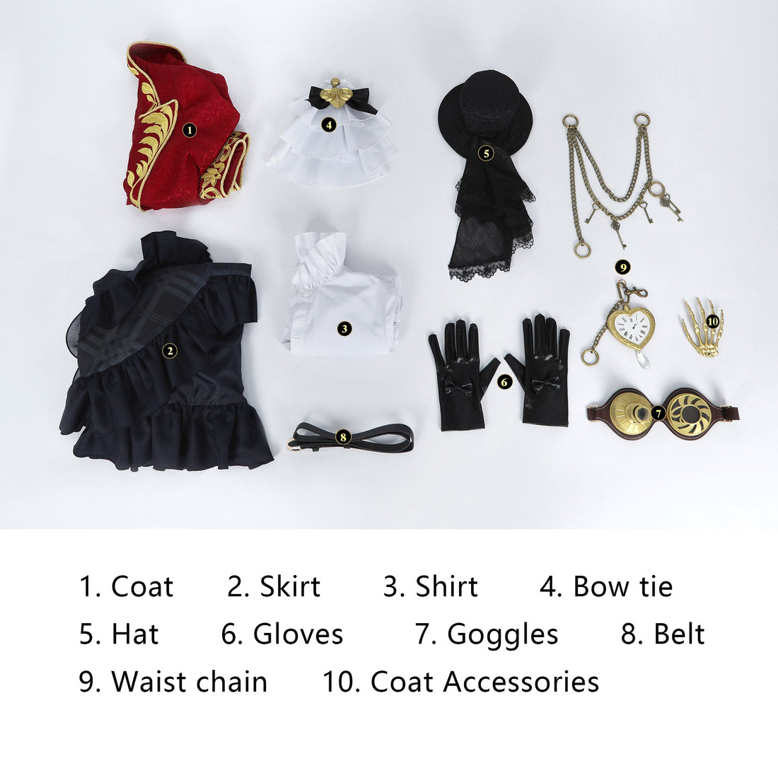 Identity V Mechanic Lockheart Full Set Cosplay Costumes