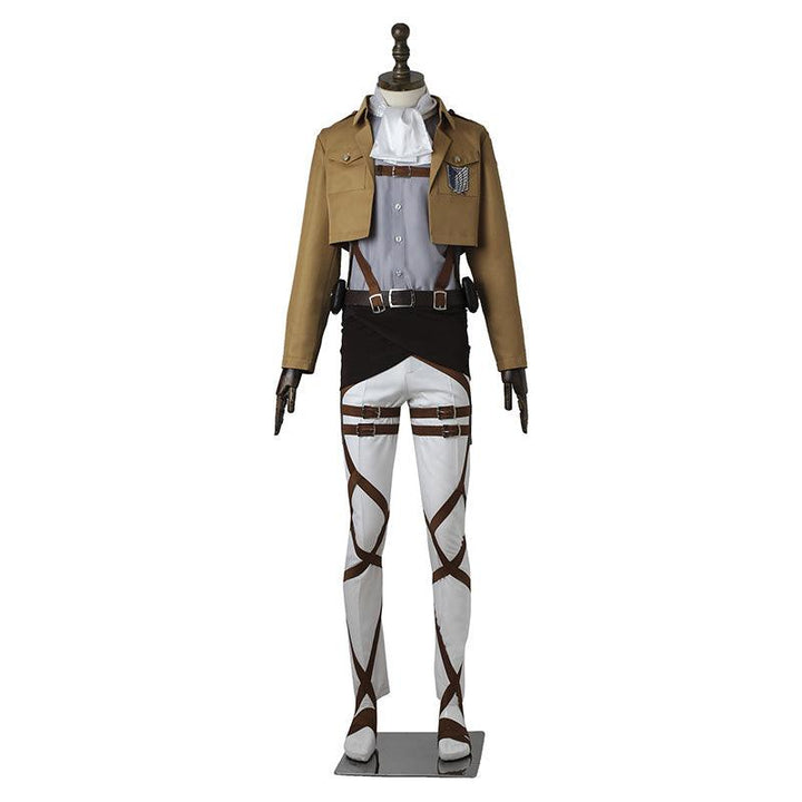 Attack on Titan Levi Ackerman Survey Corps Uniform Set Cosplay Costume