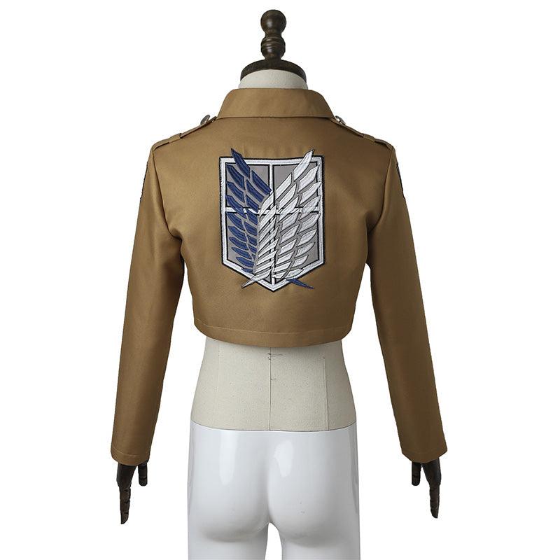 Attack on Titan Levi Ackerman Survey Corps Uniform Set Cosplay Costume