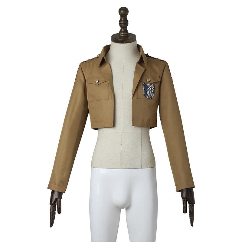 Attack on Titan Levi Ackerman Survey Corps Uniform Set Cosplay Costume